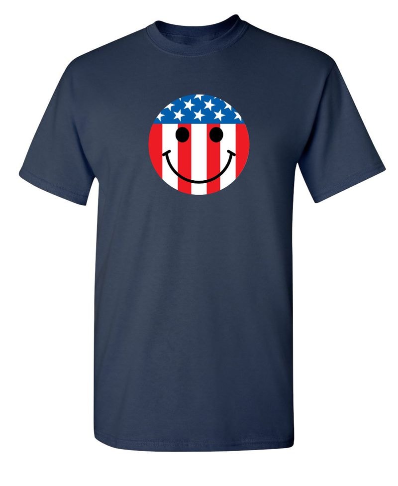 American Flag Smile - Patriotic Shirt