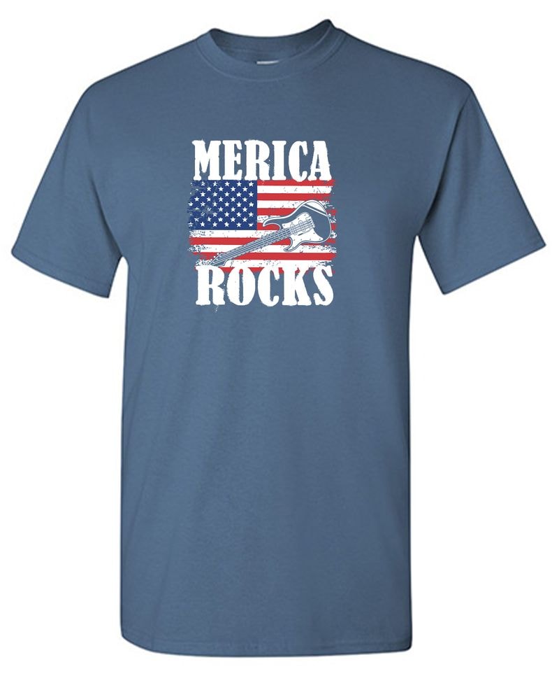Merica Rocks - Fourth of July Shirt
