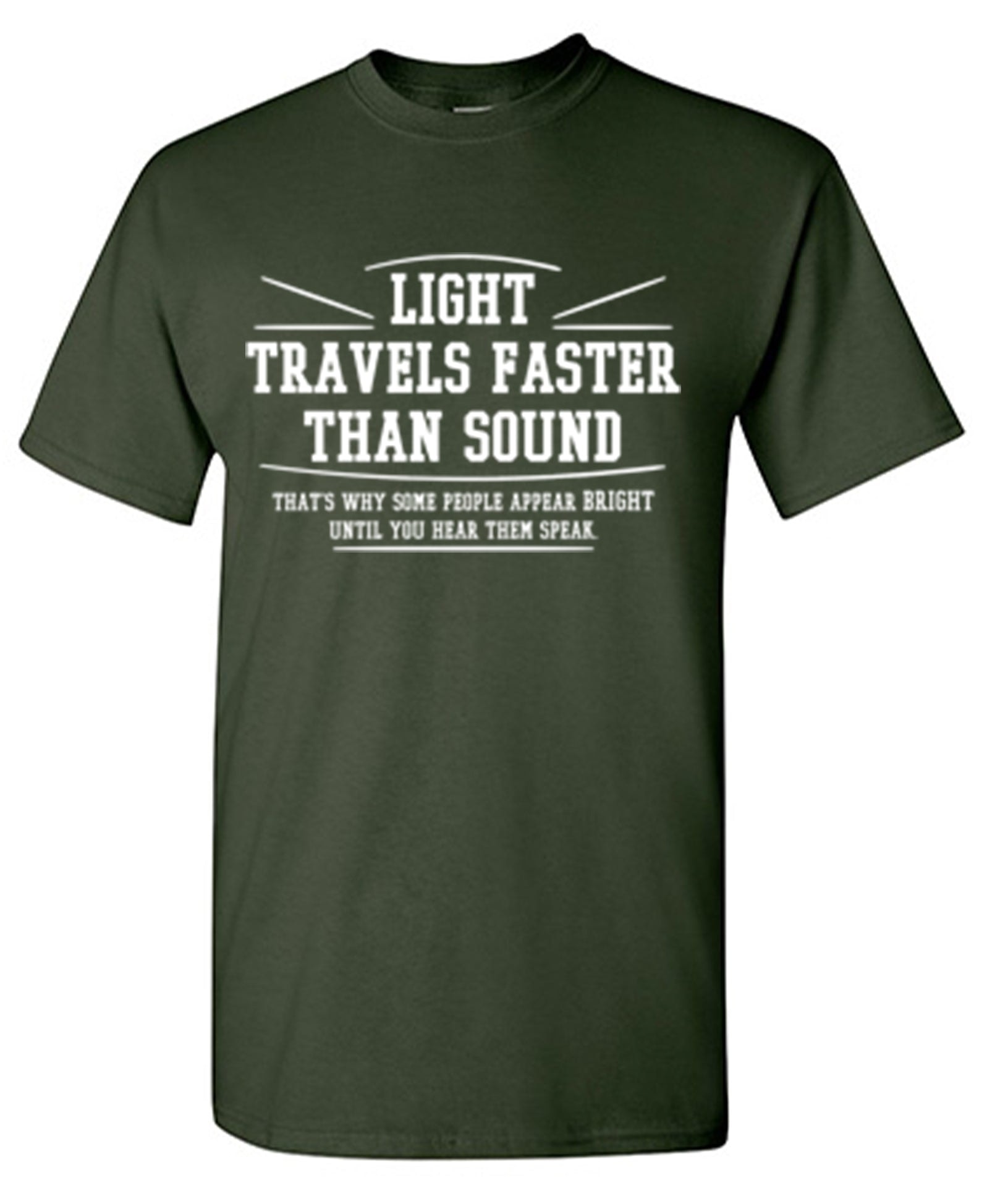 Light Travel's Faster Than Sound