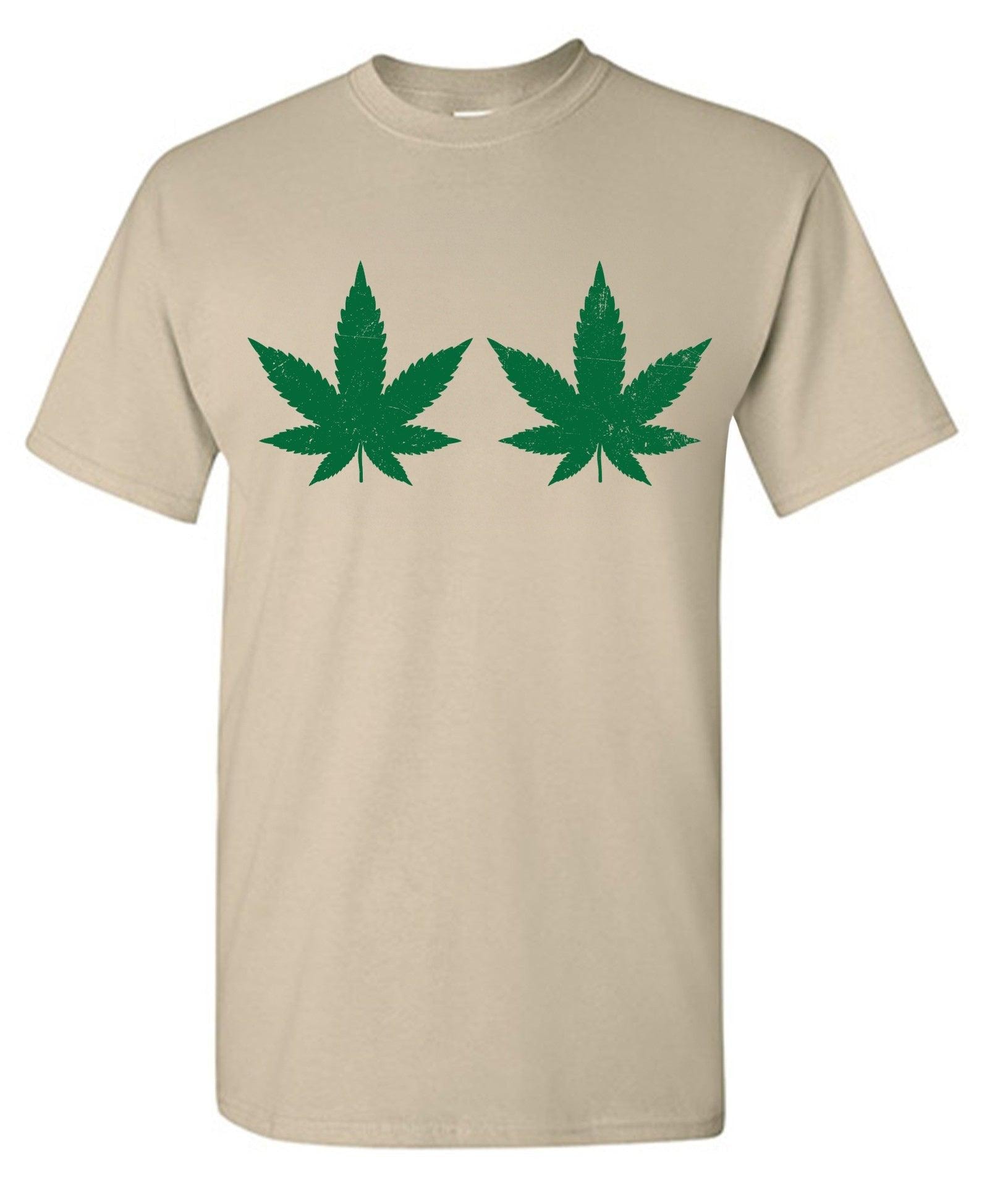 Leaf Boobs Funny Shirt