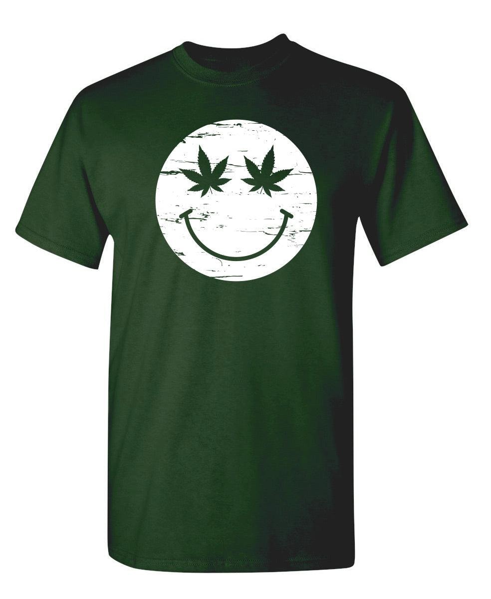 Weed Smile Face  T-Shirt