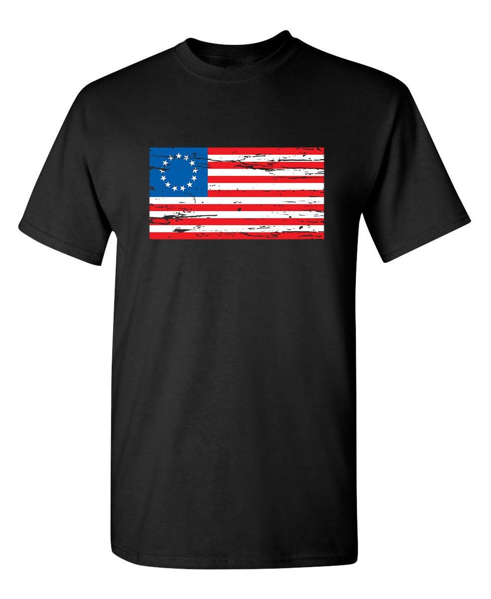 American Betsy Flag T-Shirt for 4th of July