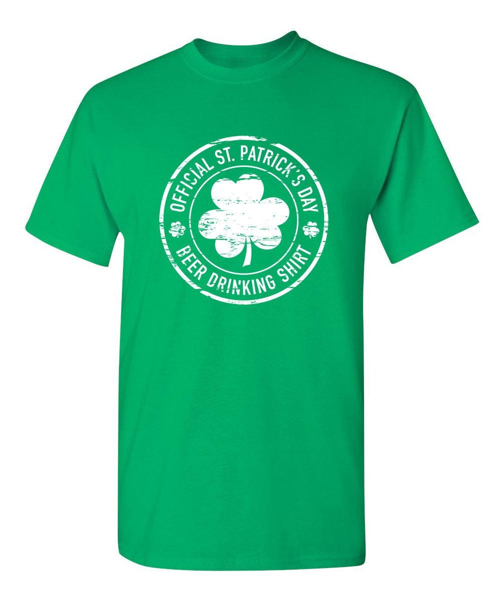 Official St. Patrick's Day Beer Drinking T-Shirt