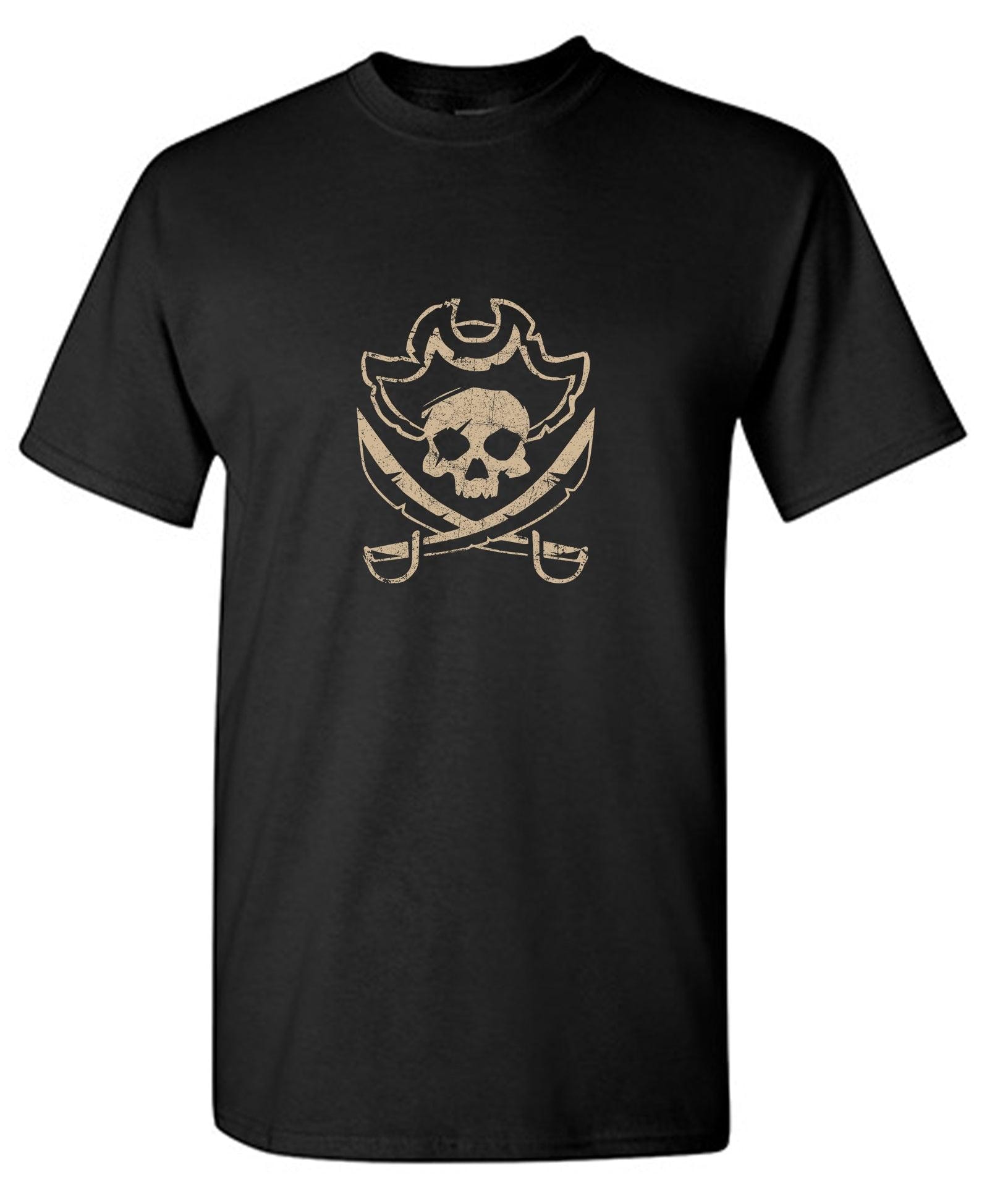 Skull with Scar Pirate t-shirt