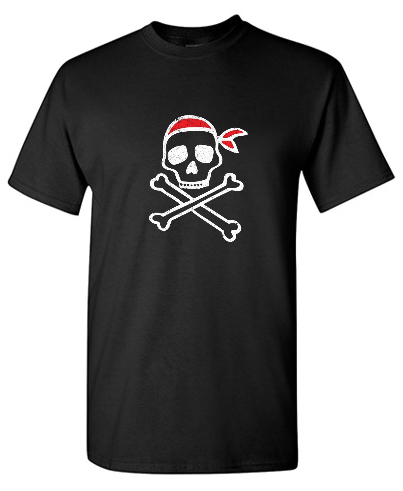 Pirate Drawn Skull T-Shirt