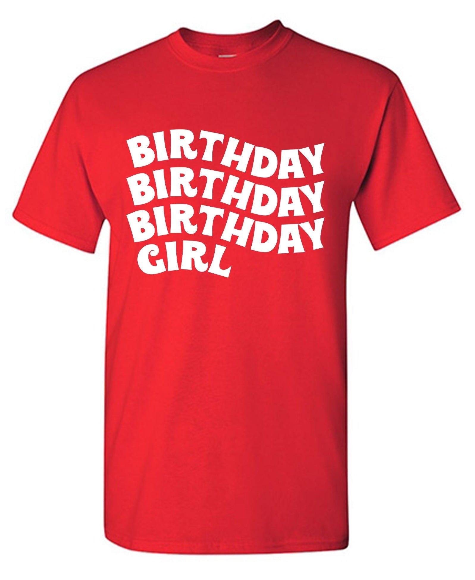 Red Birthday Girl Shirt