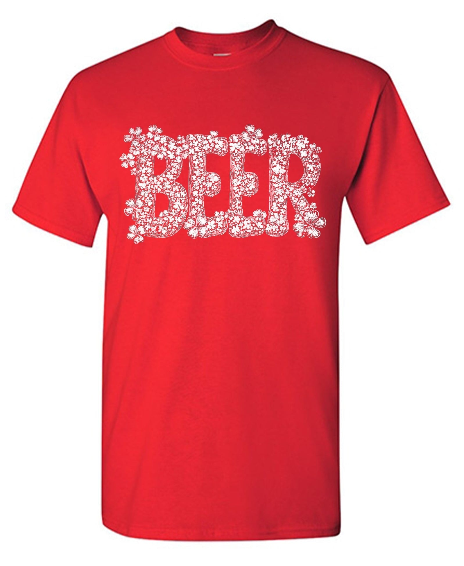 Beer Clover Design T-shirt