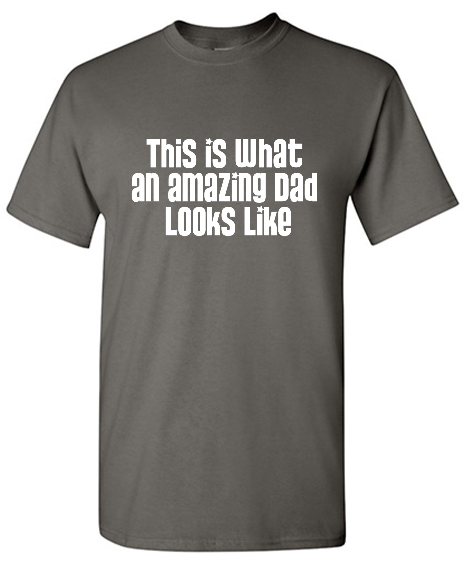 This Is What An Amazing Dad Looks Like - Funny Dad T-Shirt