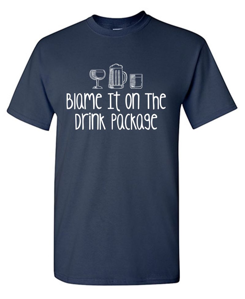 Blame It On The Drink Package T-Shirt
