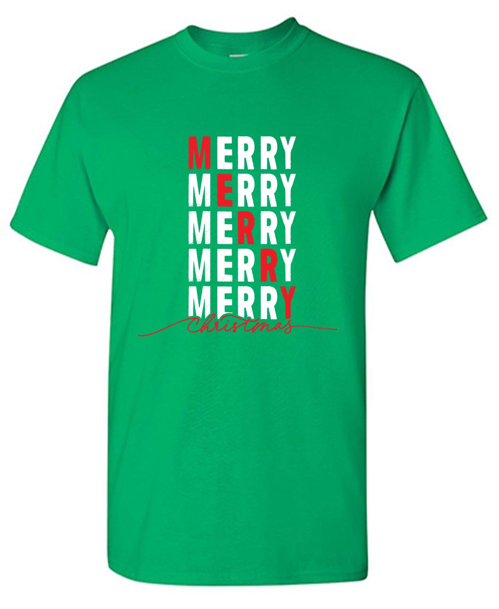 Merry, Merry, Merry, Merry, Merry Christmas Shirt