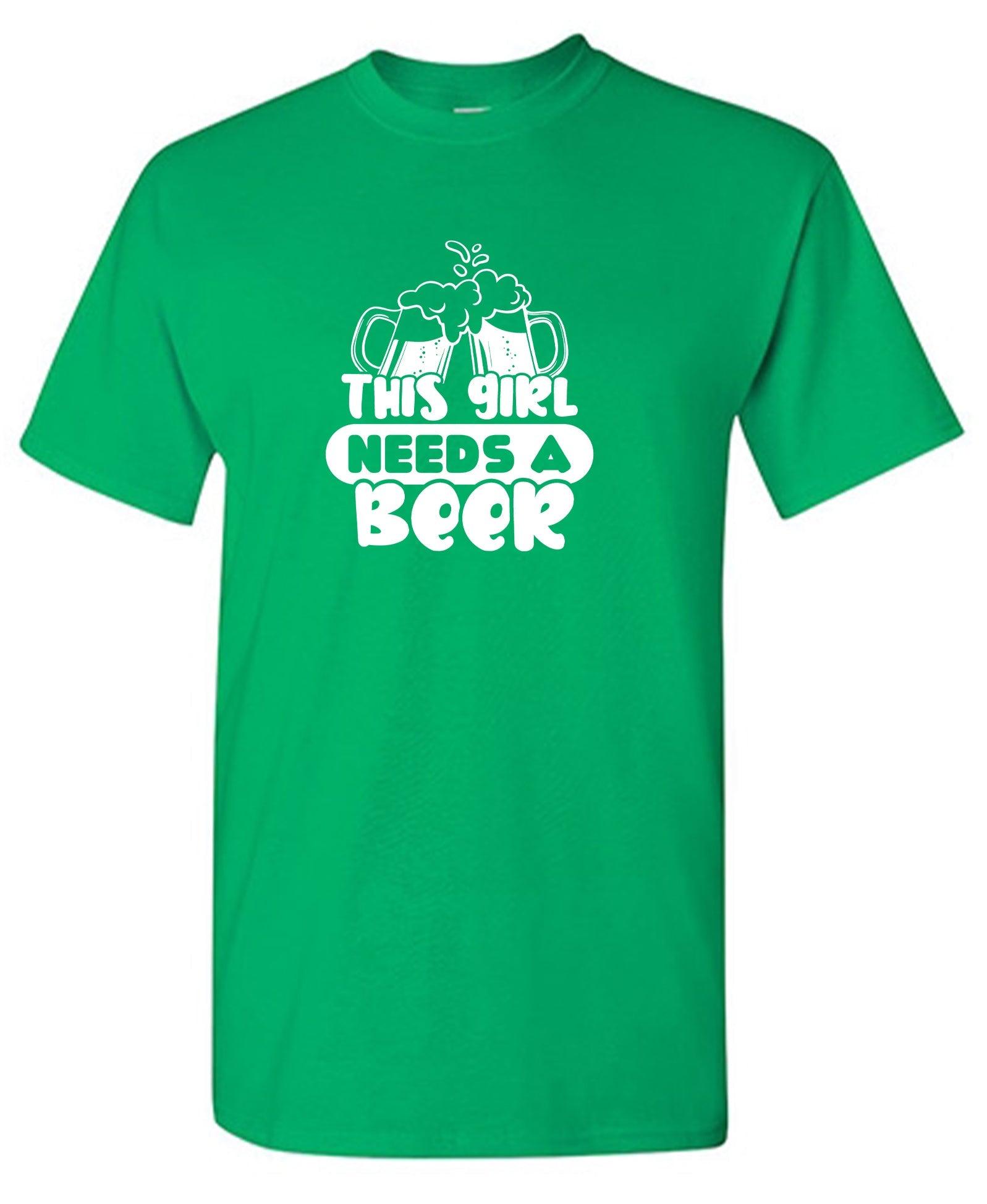 This girl needs a Beer shirt