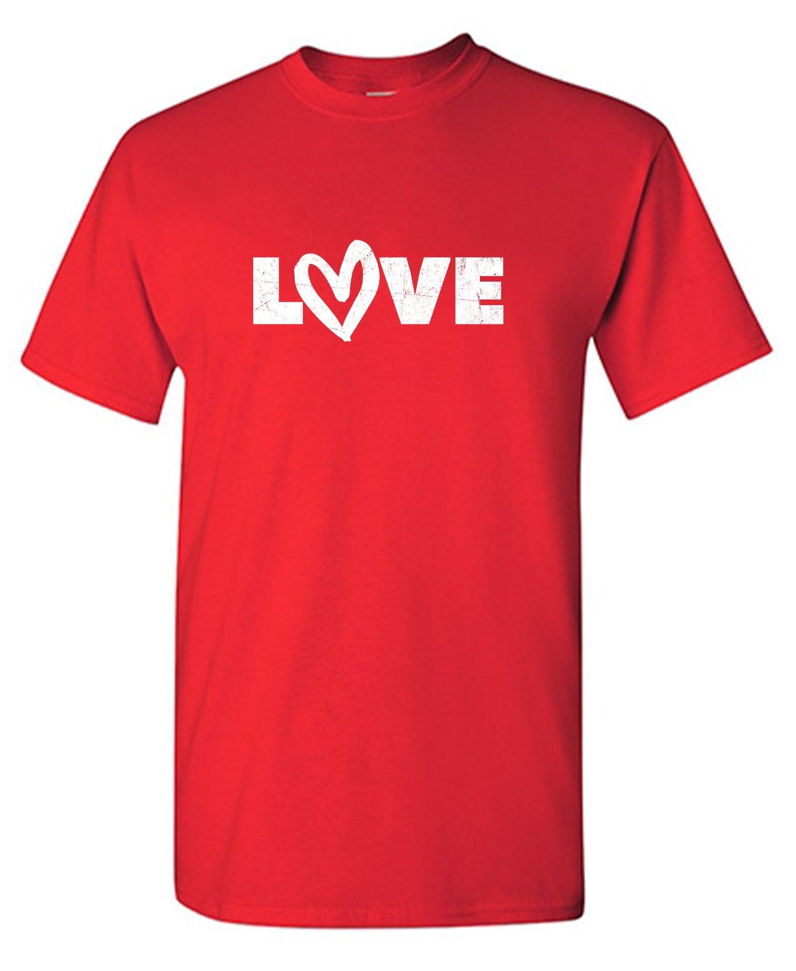Love Heart Valentines Day T Shirt
