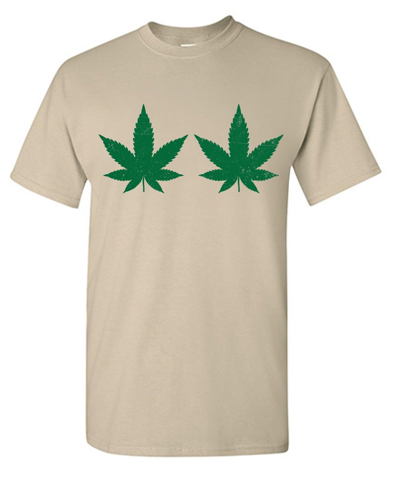 Leaf Boobs Funny Shirt