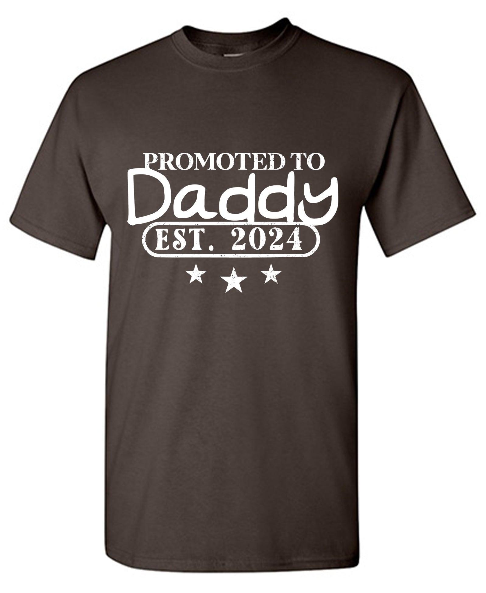 Promoted to Daddy Est. 2024 T-Shirt