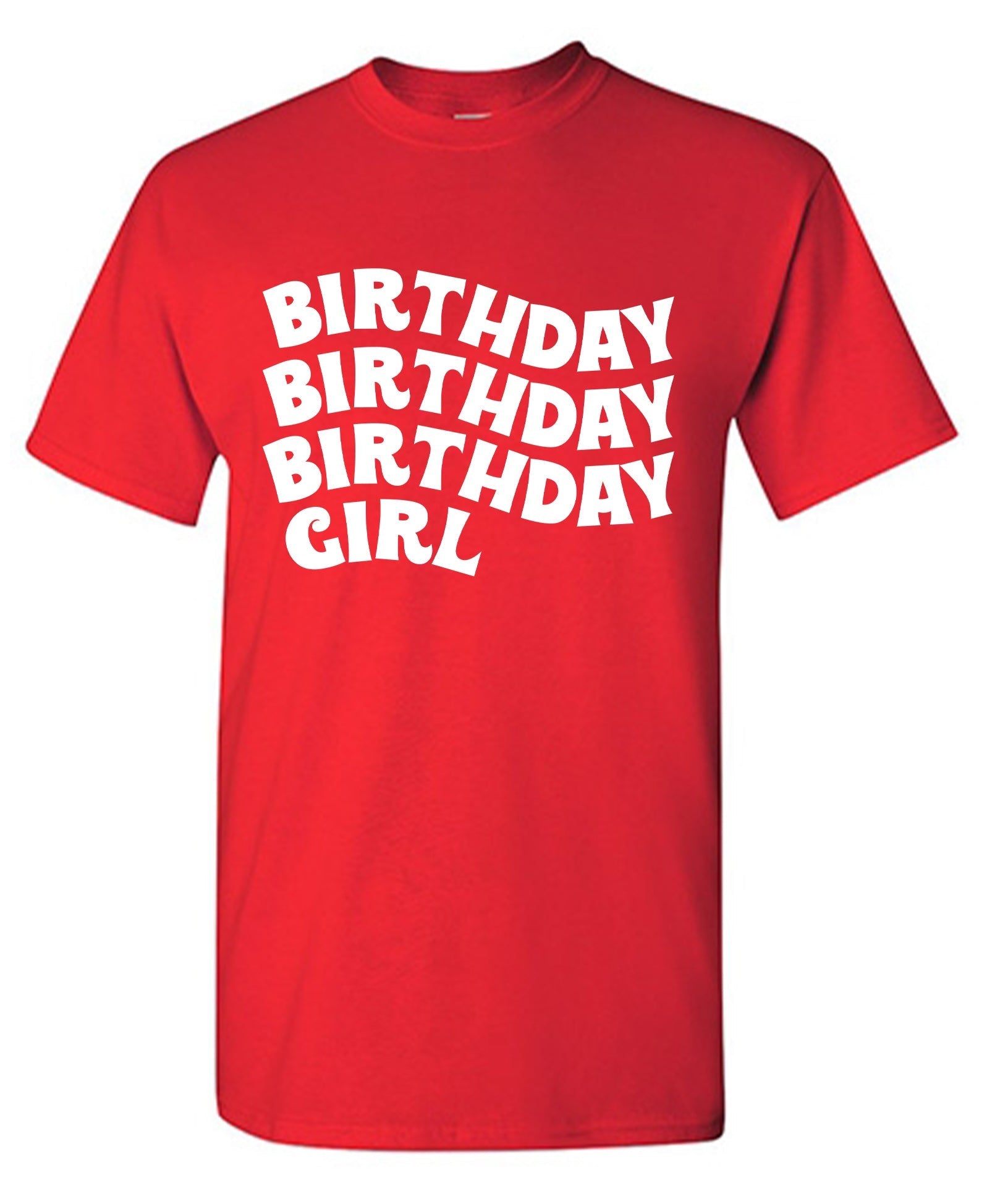 Red Birthday Girl Shirt