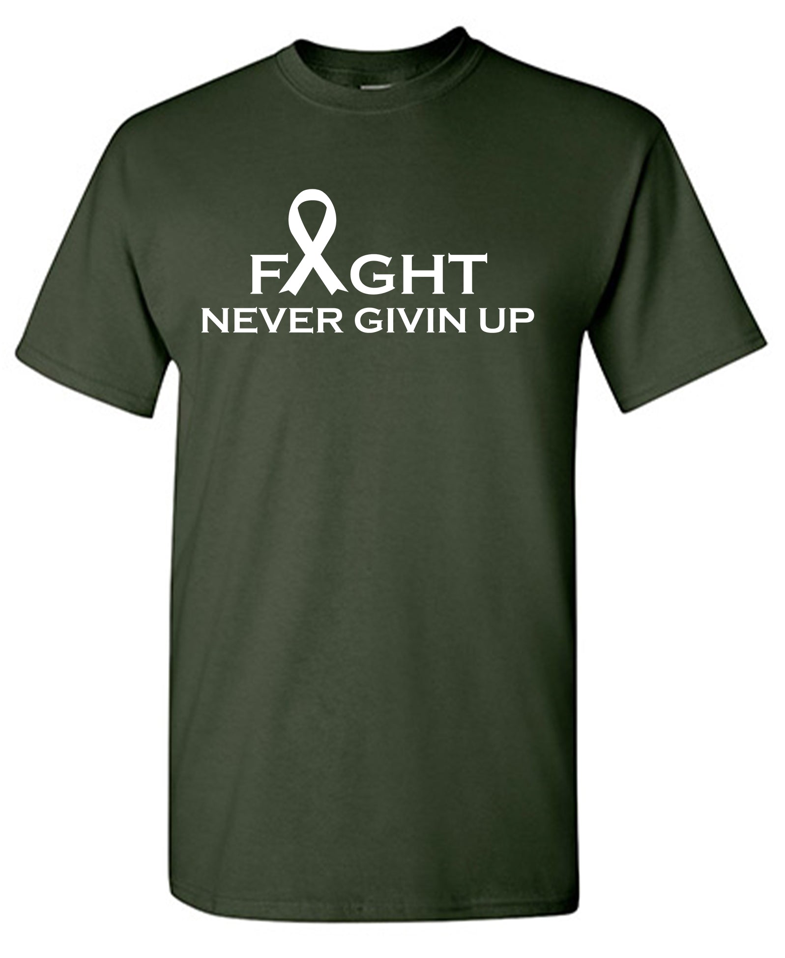 Fight Never Give Up,  Cancer Awareness T-Shirt