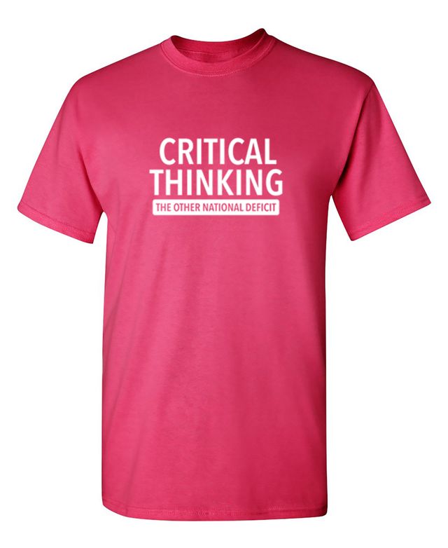 Critical Thinking The Other National Deficit